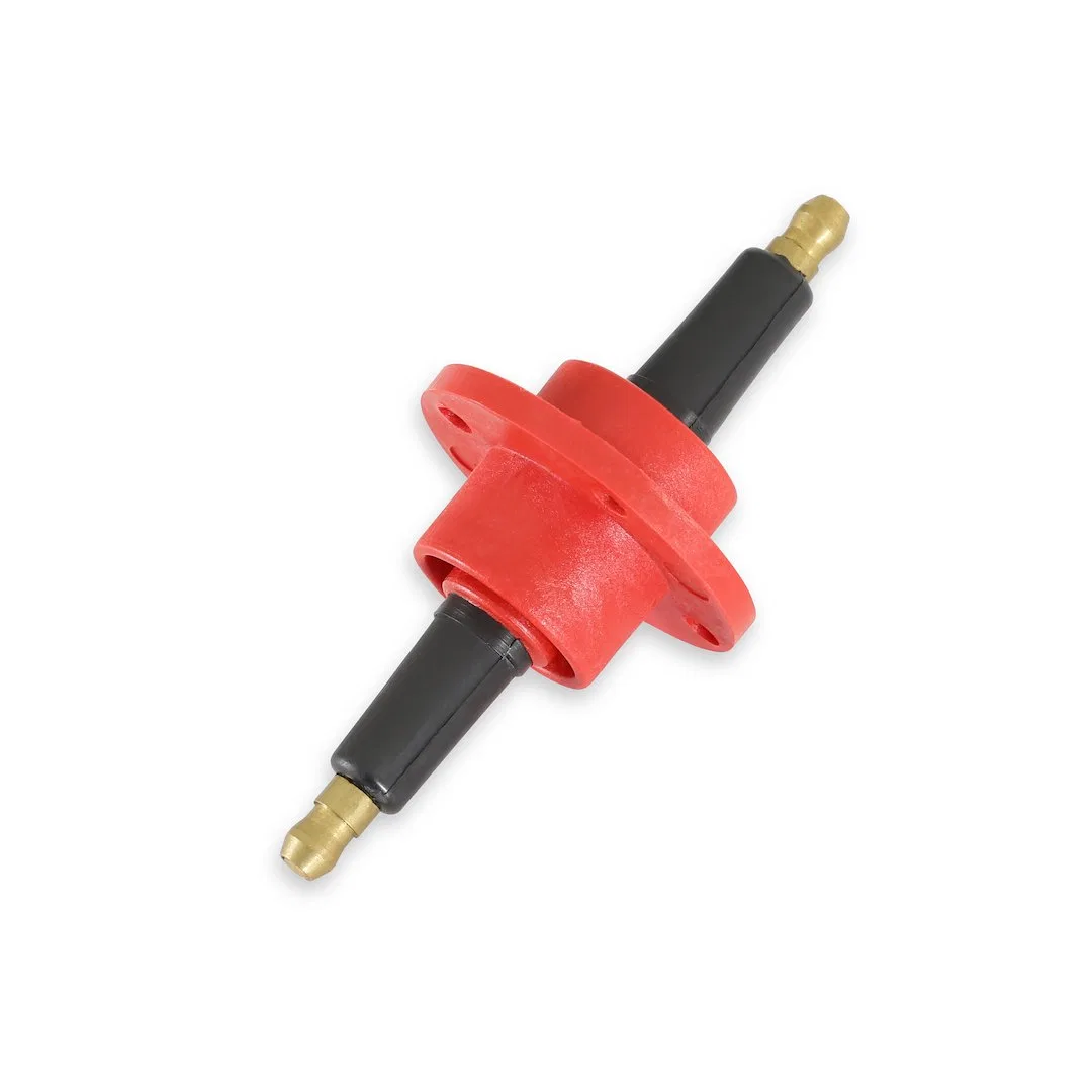 8211 – MSD CO. Ignition Coil Wire Firewall Feed Through, Red Rynite - view 3